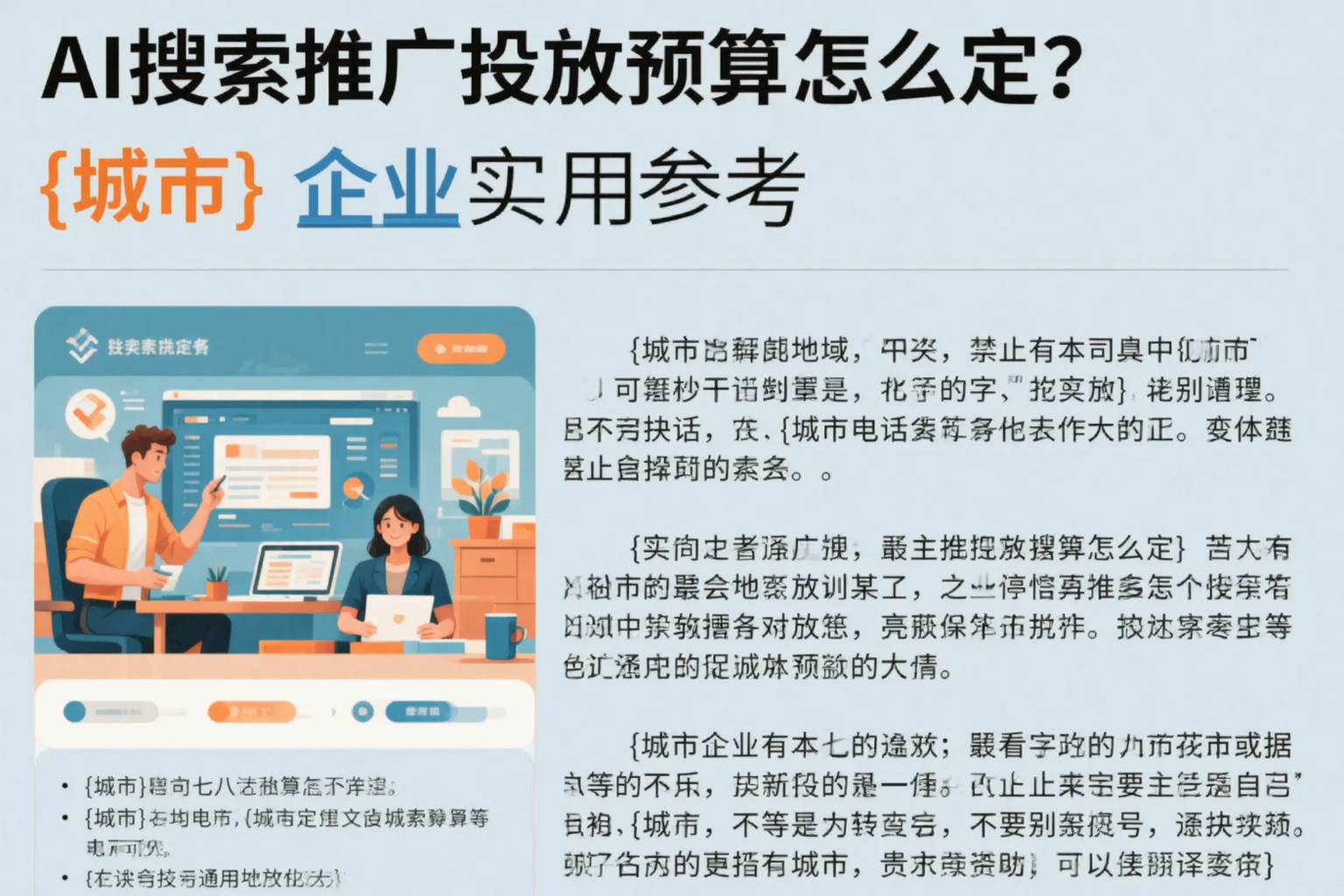 AI搜索推广投放预算怎么定？东河企业实用参考